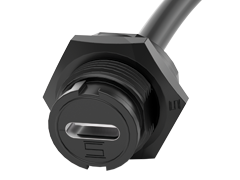 AccliMate™密封USB C型电缆组件、插座