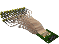 0.80 mm Q Strip®高速组合射频同轴电缆组件