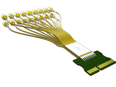 PCI Express®电缆组件，配有低损耗微波电缆