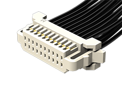 Micro Mate™双排分离式线缆组件，1.00mm间距