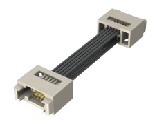1.00 mm Micro Mate™双排分离式线缆组件，针脚 