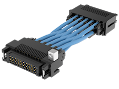 开发中：2.00 mm mPOWER®超微型电源电缆到电缆组件，Teflon™含氟聚合物电线，插座